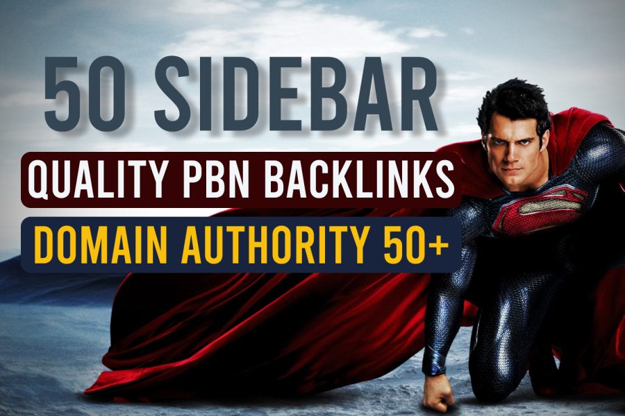 50 High-Authority DoFollow Sidebar & Blogroll Backlinks (DA 50+)