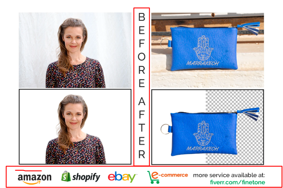 I will remove background from pictures, retouch and draw artwork
