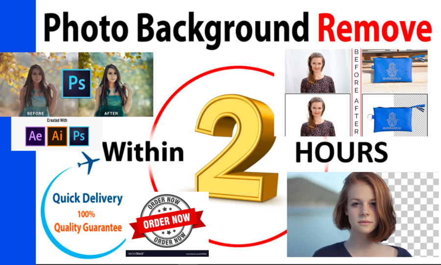 I will remove background from pictures, retouch and draw artwork