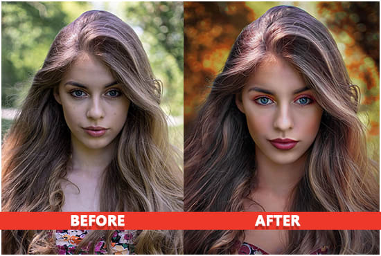 I will do high end photo retouching and skin retouching