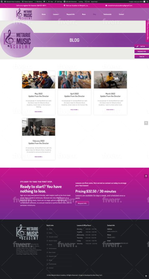 I will develop & design your wordpress website 