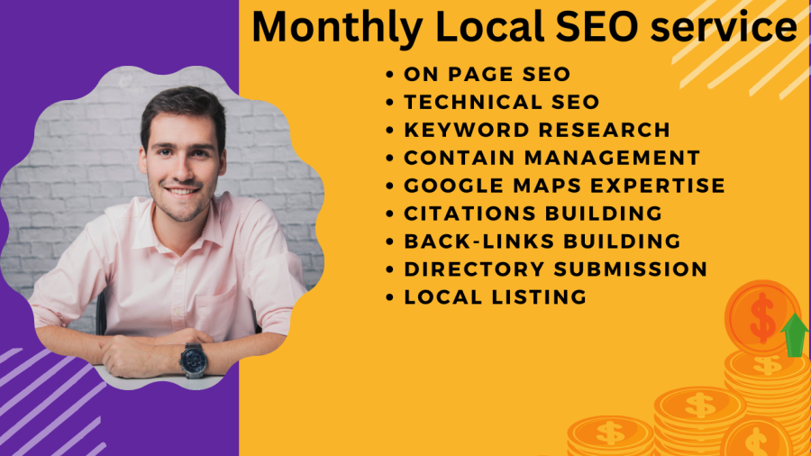 I will do monthly local SEO services for your small business 