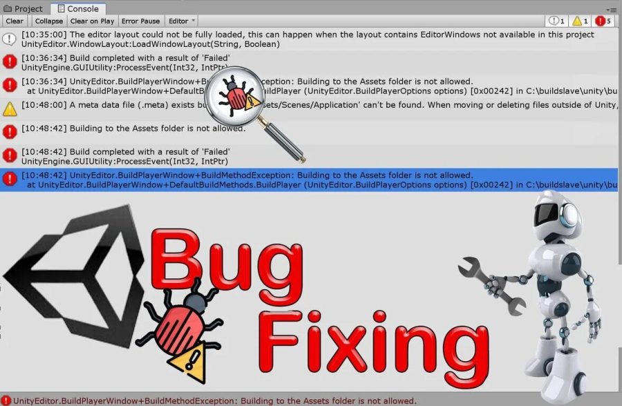 I will fix any bug or errors related to unity games