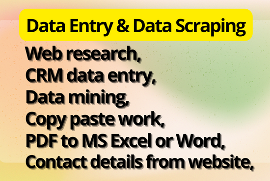 I will do fast data entry and convert JPG to MS Word 