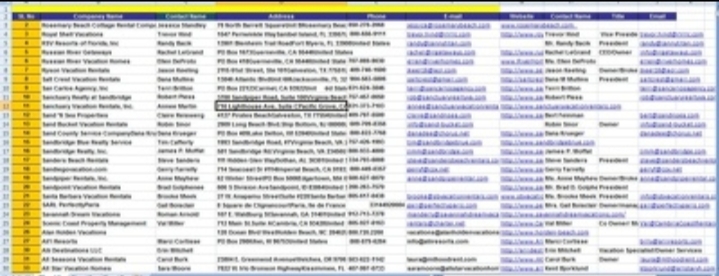 I will perform data mining,web scraping,data extraction,excel csv within 24 hours 