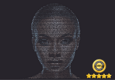 I will create word cloud art vector portrait and typography trendy t shirt design