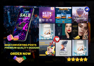 I will design social media posts/ ads /animation in 12 hr 