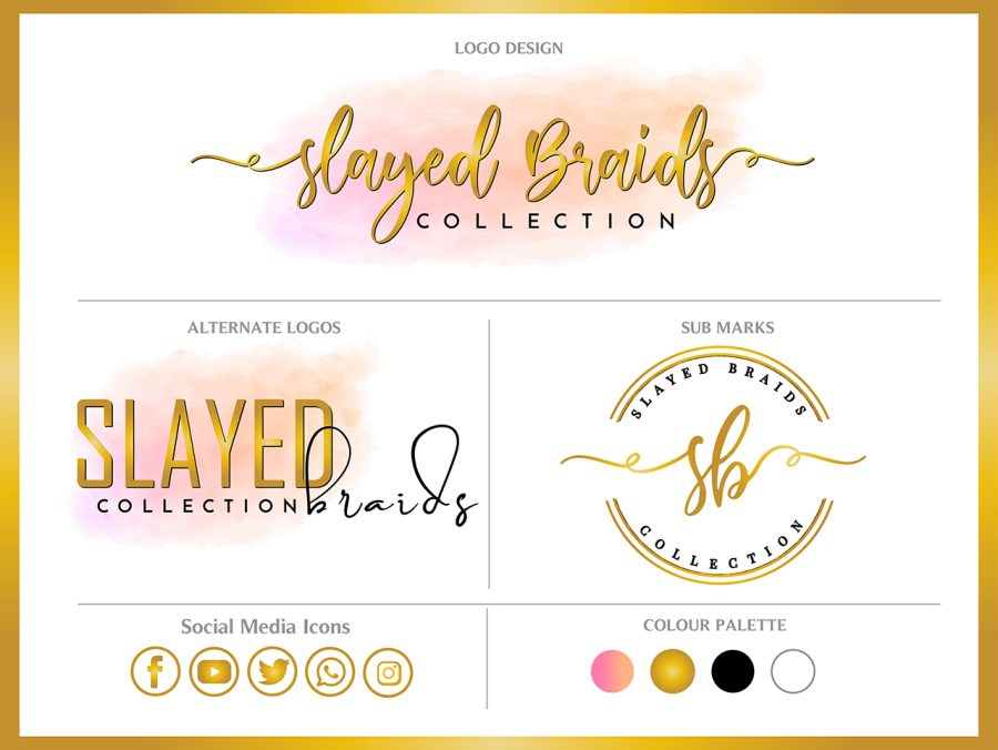 I will design a hand-drawn signature logo with a Brand Identity kit