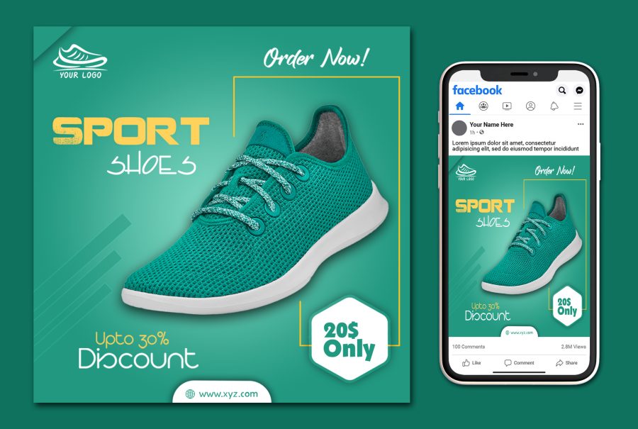 Design your Social Media Ads for Online Marketing for your Buisness.
