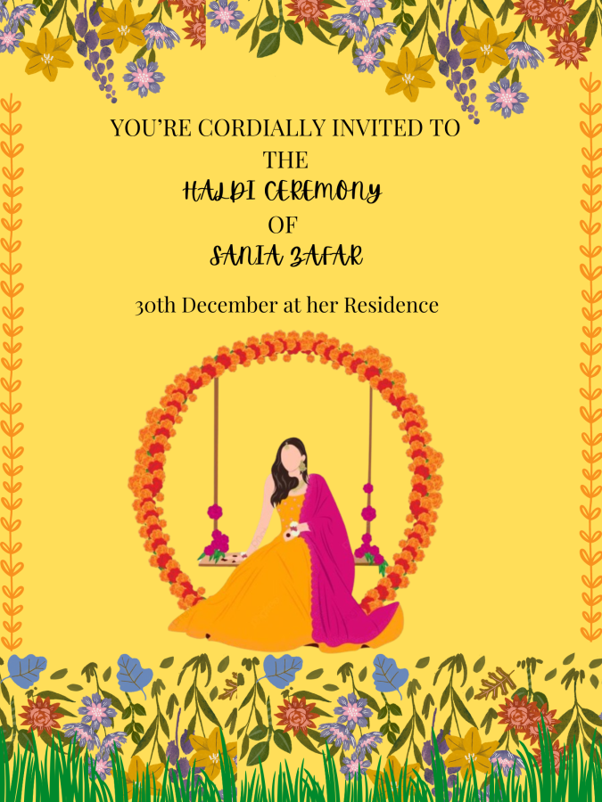 I will make your Haldi Invites and cards better than ever