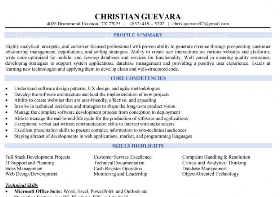 I will write and design your CV in english or german