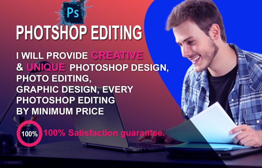 I will do every photoshop editing for photo editing, photo retouch, banner and flyer design, graphic