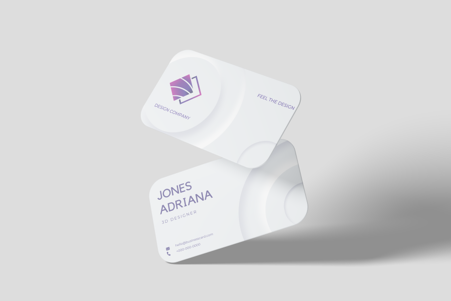 I will do a modern business card in 5 hours
