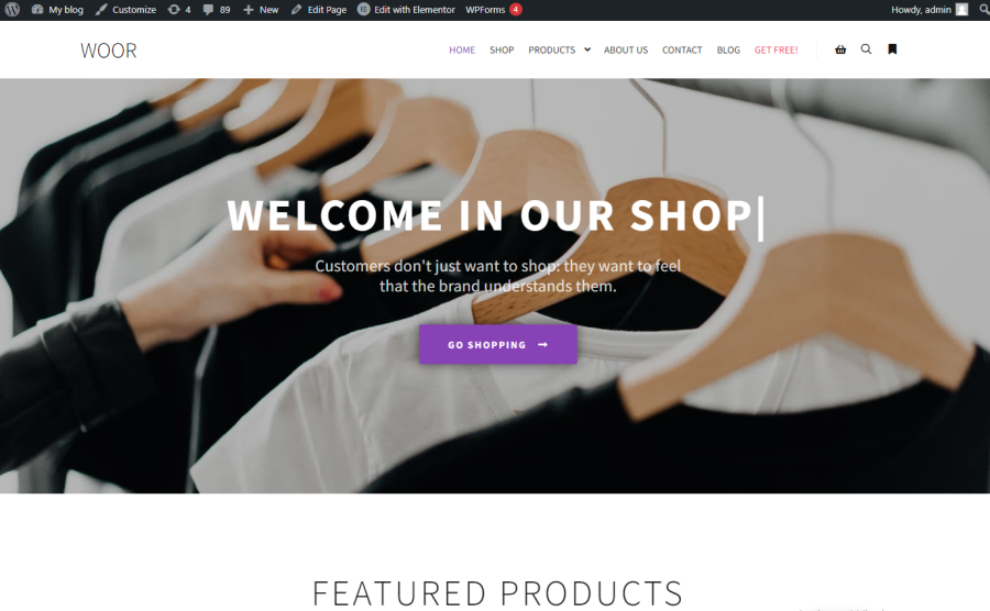 I will create professional wordpress website design in 6hrs