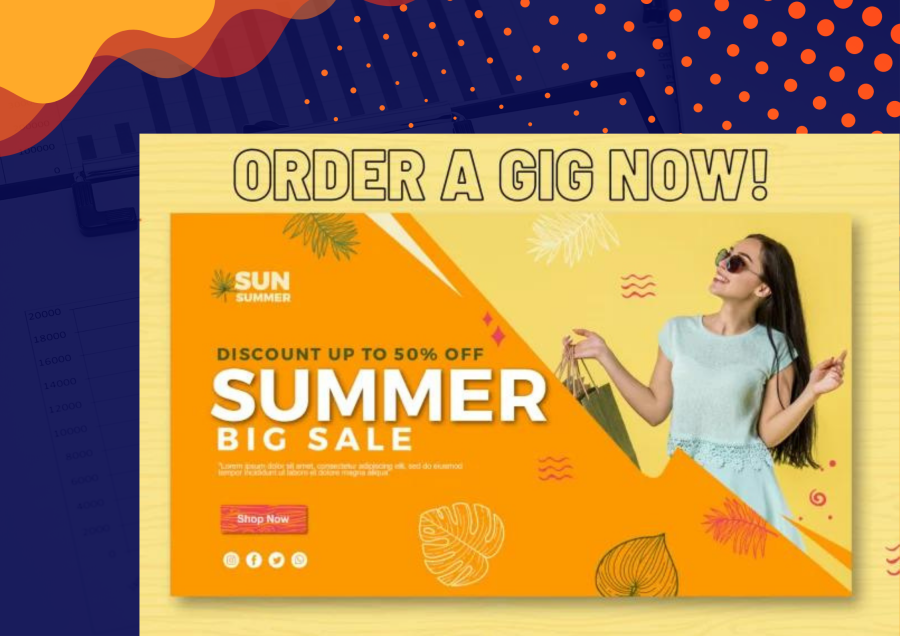 I will create Facebook, Instagram linkedin banner cover and ,animated advertising
