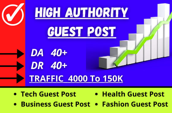 I will do fashion guest post, tech guest post on high da website
