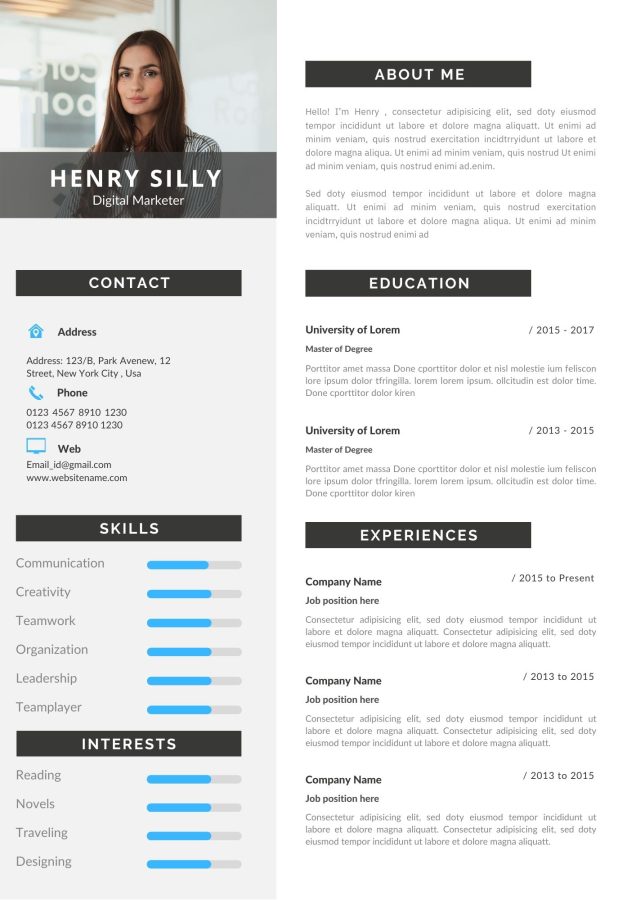 I will design resume template and cv