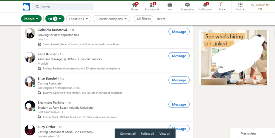 I will Grow your LinkedIn profile Connection & Grow Targeted Connection or company page