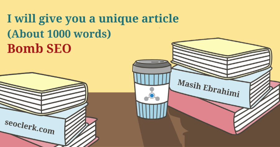 I will give you a unique article with a Bomb SEO (words count with you)