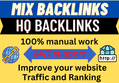 I will provide 200 mix dofollow high quality SEO backlinks 