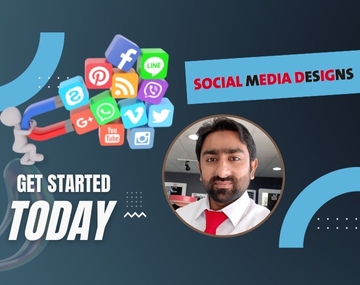 I will create social media posters, including web banners and graphic design 