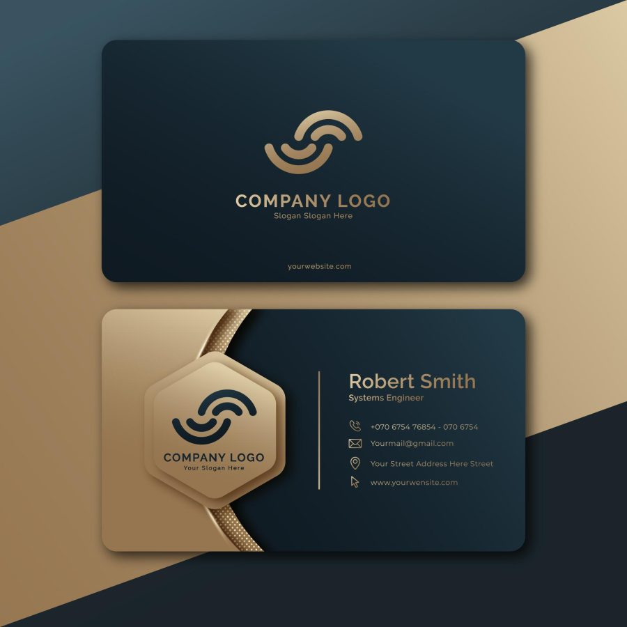 Professional Business Card Design with Customized Layout