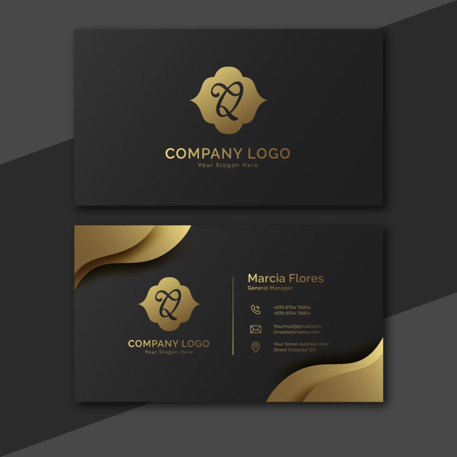Professional Business Card Design with Customized Layout