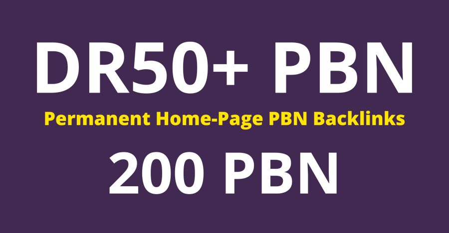 Get 200 PBN Backlinks DR50+ with High DA PA Homepage backlinks for $25