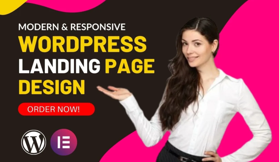 I will create WordPress responsive landing page.