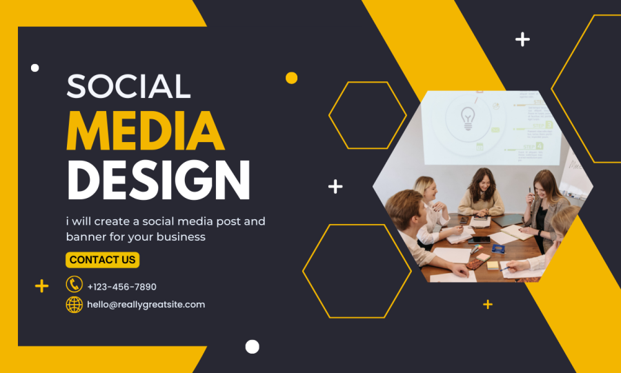 I will create attractive social media posts design for business