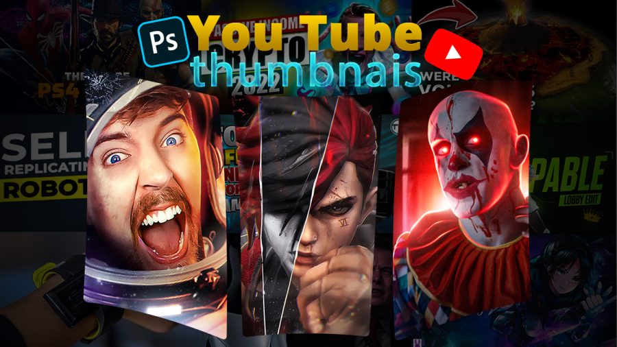 I will design amazing clickbait Thumbnails 
