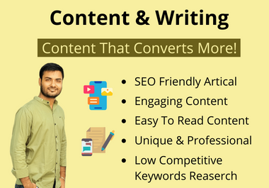 I Will Write a Outstanding SEO Article, Blog Post, or Website Content 