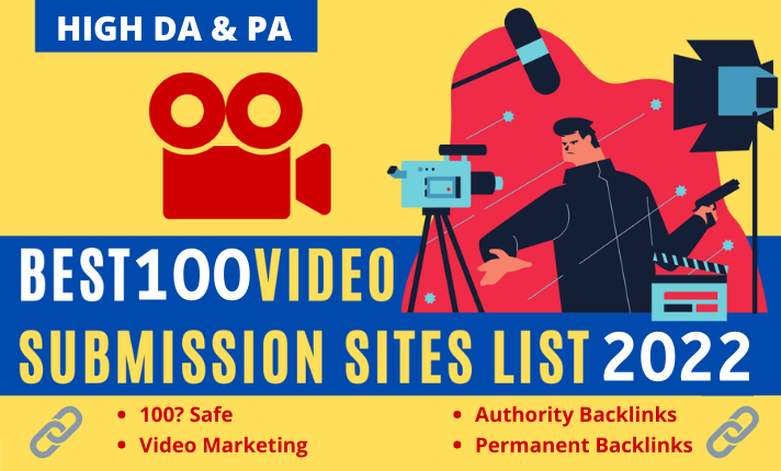 I will make manual video submission on top 50 video sharing sites
