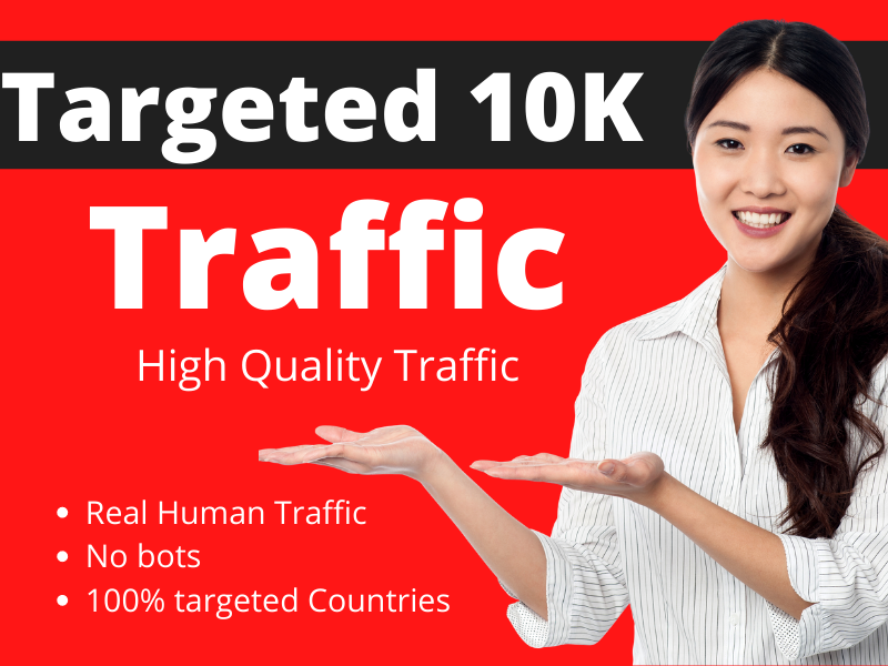 Drive 10K High Quality Targeted Website traffic 