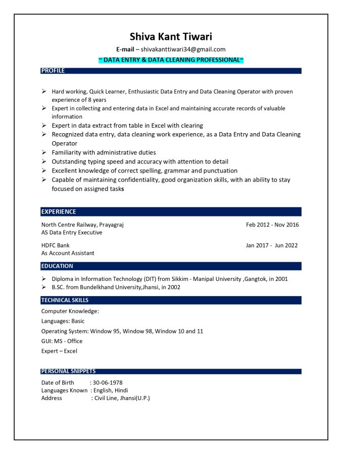 We do Data Entry and Data Analysis work