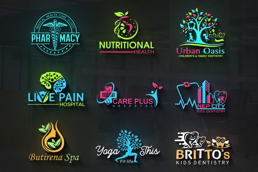 I will do medical, healthcare, hospital, dental, spa, yoga, therapy and fitness logo