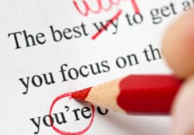 I will proofread and edit quickly and professionally (Proofreading / Rewriting)