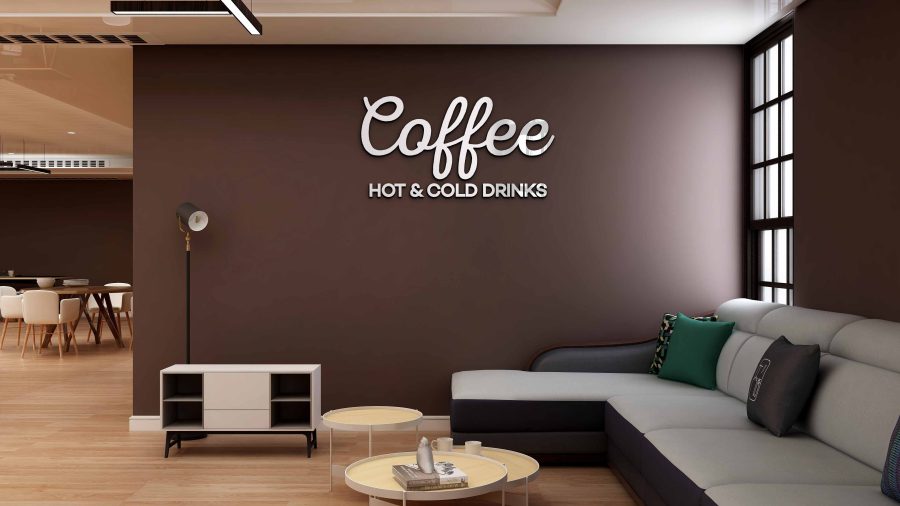 I will put your logo on 99+ Restaurant & Coffee Shop Signage Mockup