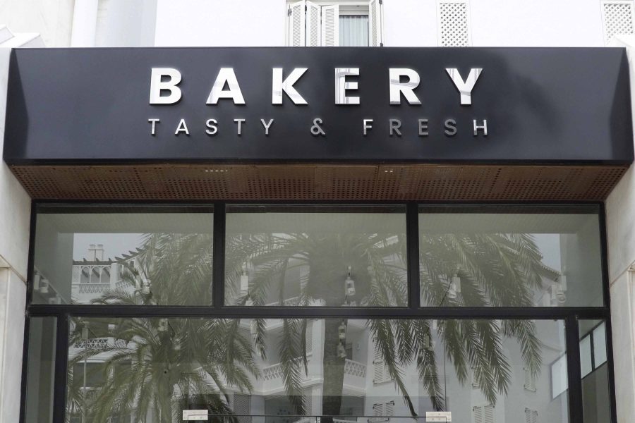 I will put your logo on 99+ Restaurant & Coffee Shop Signage Mockup