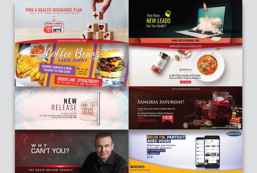 Boost your business ranking on social media by Creative and Professional ads, covers, posters,