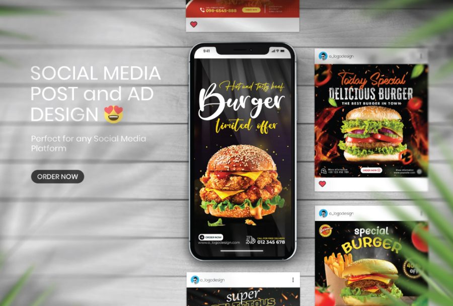 Design Attractive Social Media Posters , Ads, Covers, Web banner