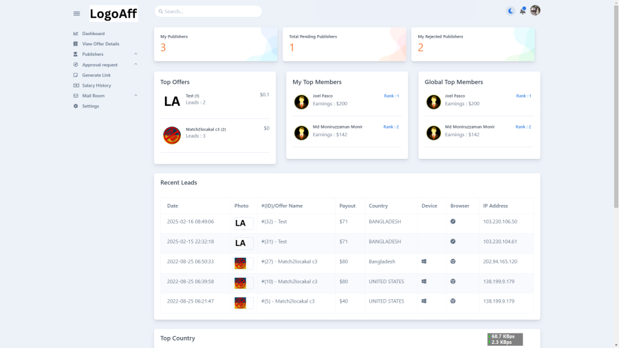 CPA Network Pro Script (Laravel Edition)