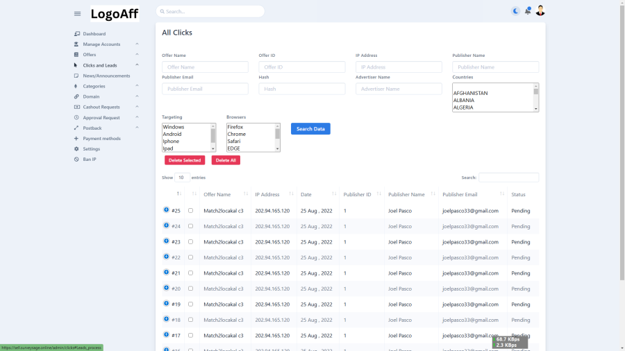 CPA Network Pro Script (Laravel Edition)