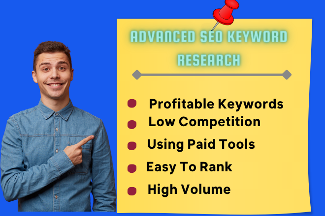 I will do niche relevant, advanced and SEO keywords research for your websites