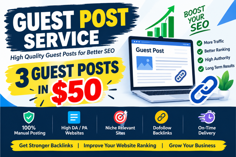 3 High-Quality Guest Posts for SEO Backlinks