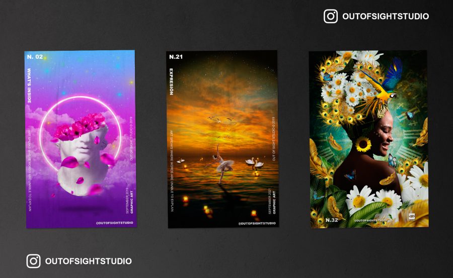 I offer all kinds of Graphic works