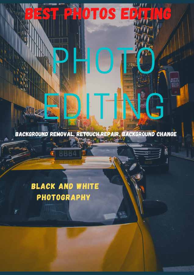 I will photoshop, image editing, background removal and change.