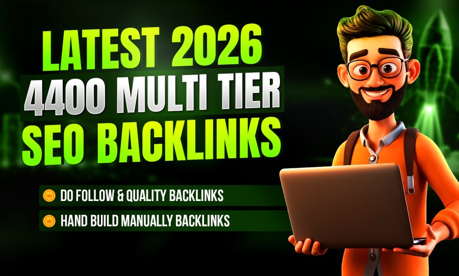 build 4400 high-power backlinks with a SUPER CHARGE Multi 3-tier SEO package
