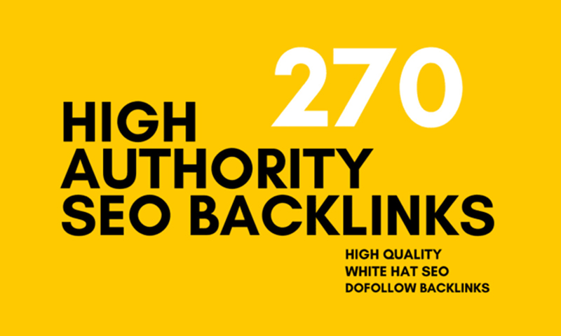 Get 270 Unique DA50 to 92 Backlinks with Full Report after work