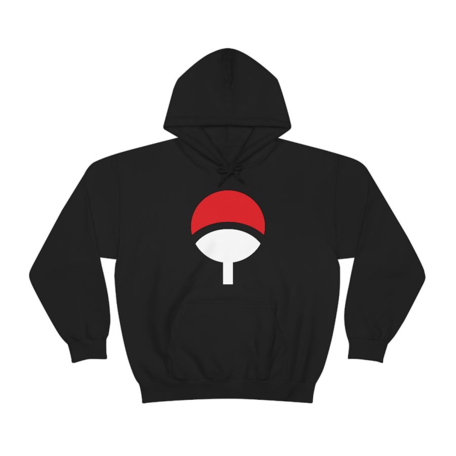 I will design an Uchiha themes unisex heavy blend hooded sweatshirt